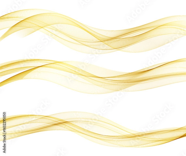 Fototapeta Abstract Blue Transparent Wave . Vector Abstract Smoke wave background.