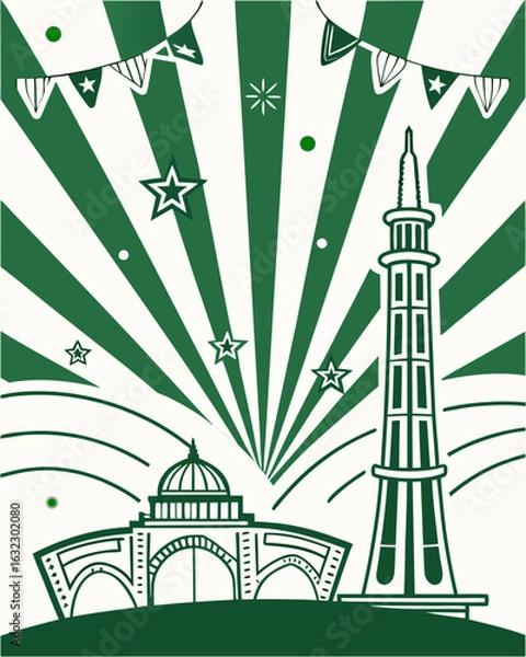 Fototapeta Pakistan Independence Day 