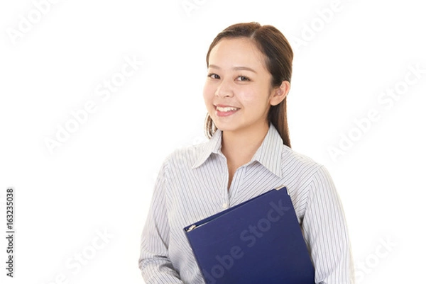 Fototapeta 笑顔のビジネスウーマン