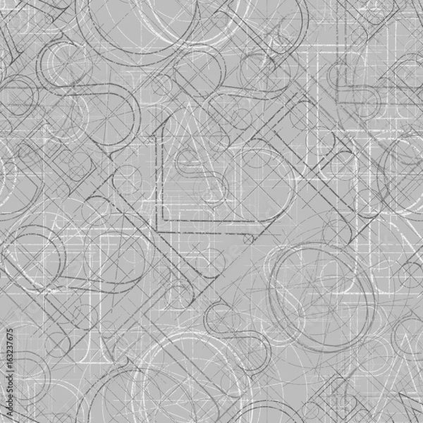 Obraz font roler seamless grey 03