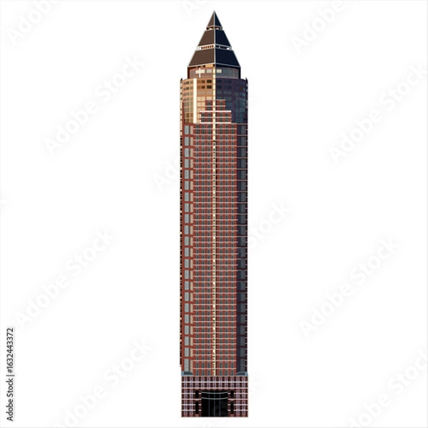 Obraz trade fair tower vector art
