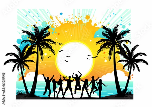 Obraz tropical beach background