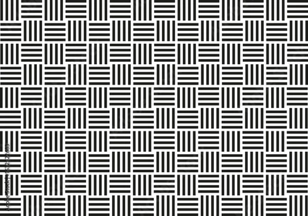Fototapeta Premium black and white overlapping lines design