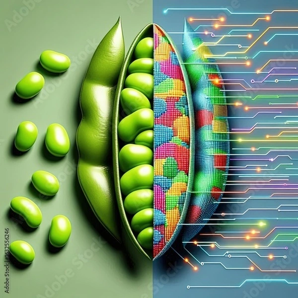 Obraz digital edamame