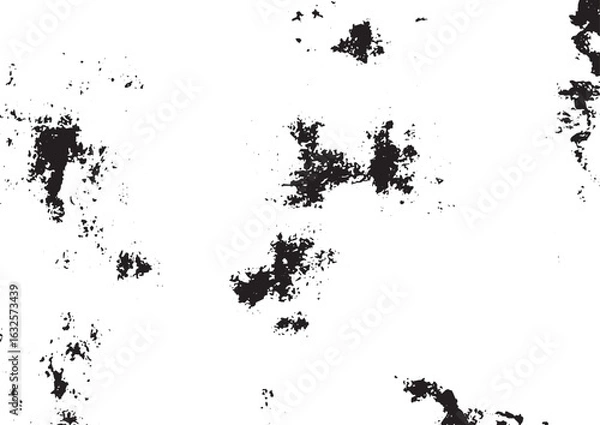 Fototapeta Rustic grunge vector texture with grain and stains. Abstract noise background. Weathered surface.