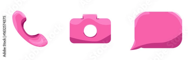 Obraz GUMMY ICON SET