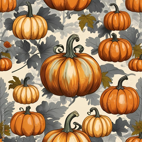 Obraz Vintage Daisy Pattern Design