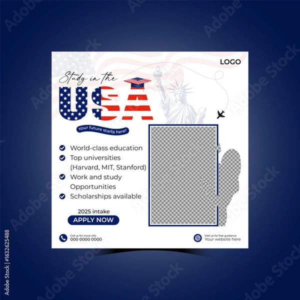 Obraz Study in the USA  Your Future Starts Here