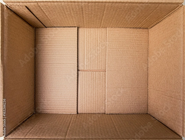 Fototapeta Cardboard box for things.