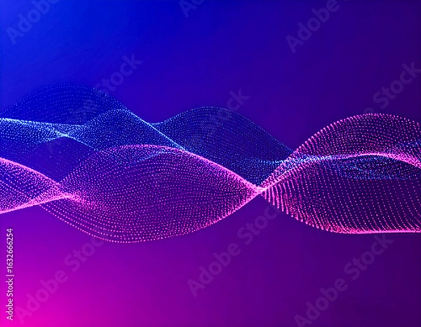 Fototapeta abstract technology particles mesh background