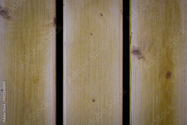 Obraz Wooden surface made of three boards 