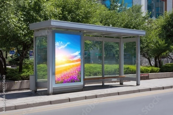 Obraz design  of transport stop