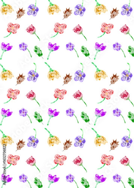 Obraz seamless background with butterflies