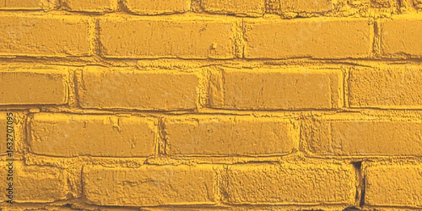 Fototapeta yellow brick wall