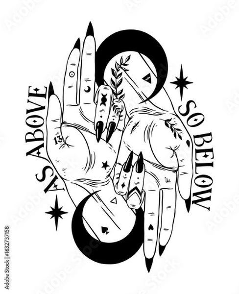 Fototapeta As above so below