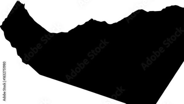 Obraz Somaliland map (Mercator projection)