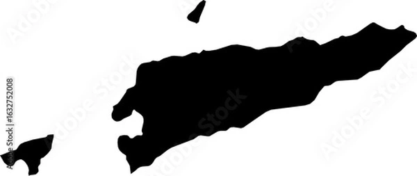 Obraz Timor-Leste map (Mercator projection)