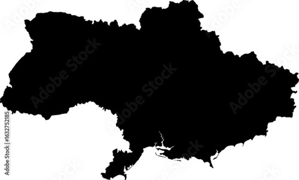 Obraz Ukraine map (Mercator projection)