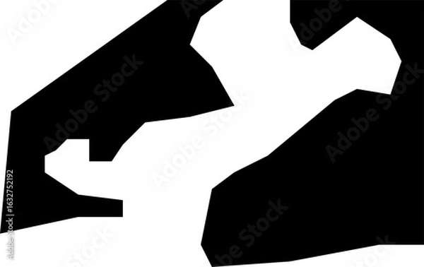 Obraz USNB Guantanamo Bay map (Mercator projection)