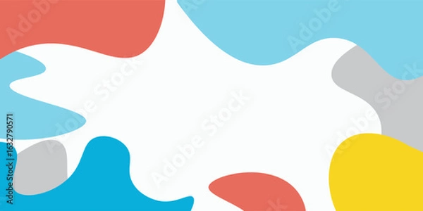 Obraz Colorful abstract geometric pop art background with wave pattern. modern vector illustration eps 10