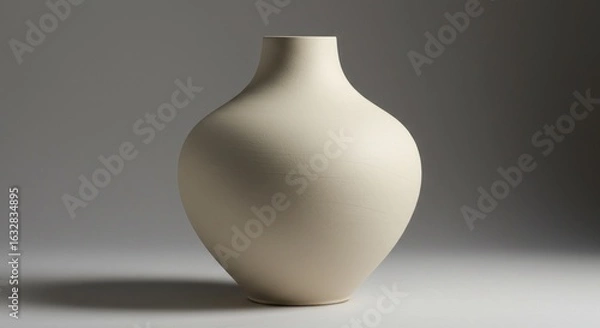 Obraz Light beige vase