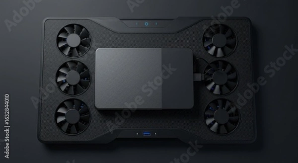 Fototapeta Dark Cooler for Electronics