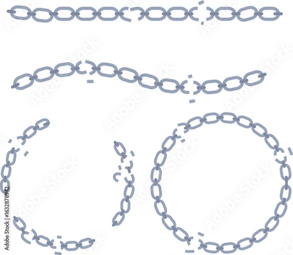 Fototapeta 破損したチェーン