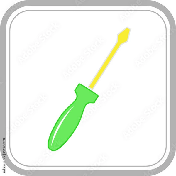 Obraz vector icon of screwdriver