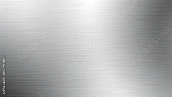 Fototapeta Abstract metallic texture with brushed steel effect in silver and grey tones, showcasing industrial aesthetics.