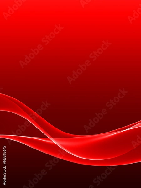 Fototapeta Beautiful abstract background with manysoft flame wave lines