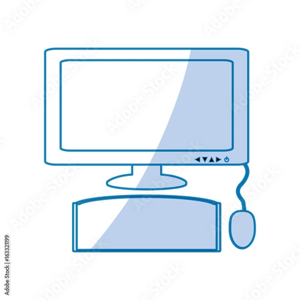 Obraz Desk computer technology