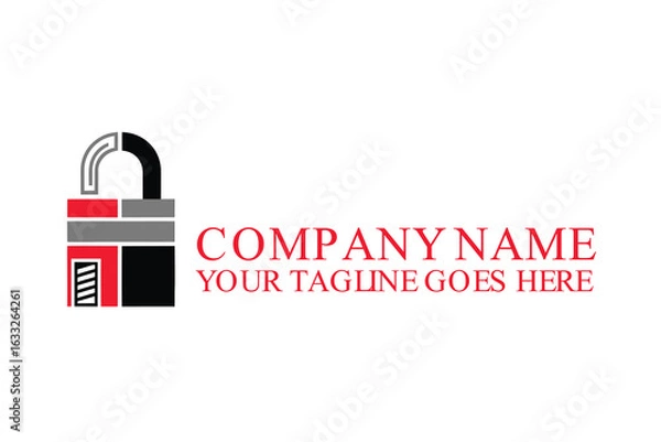 Fototapeta lock and key Logo