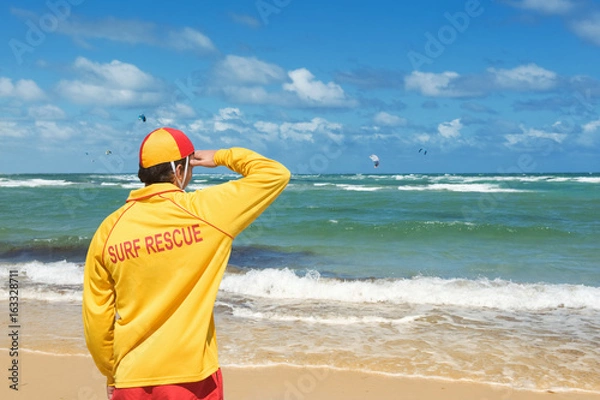 Obraz man life saver