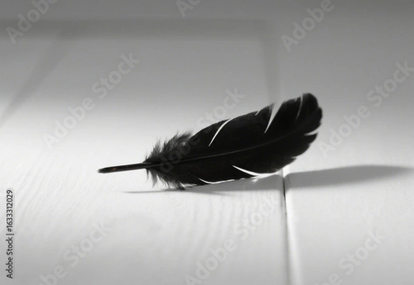 Fototapeta feather pen and ink