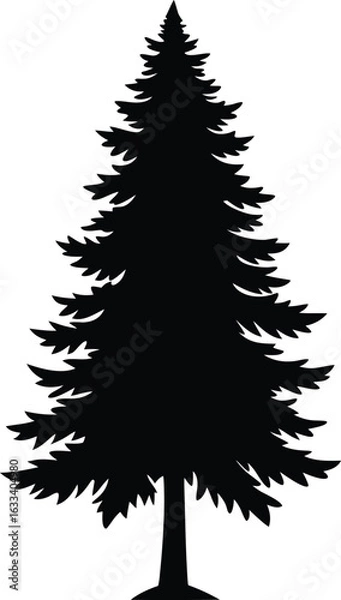 Fototapeta vector illustration of a tree