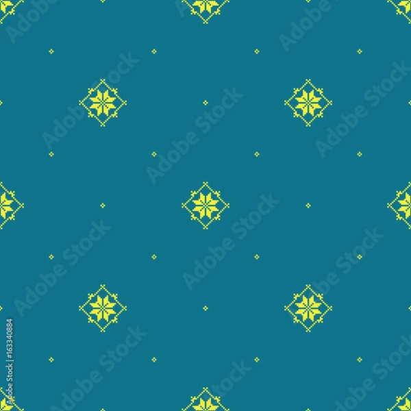 Obraz Slavic ethnic pattern vector