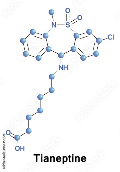 Fototapeta Tianeptine drug treatment