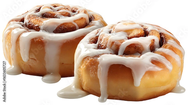 Obraz Cinnamon Rolls with Icing