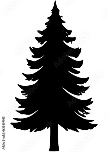 Obraz christmas tree vector