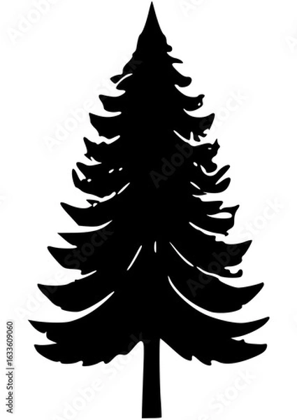 Obraz christmas tree vector
