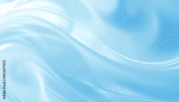 Fototapeta Subtle swirls of pale blue, ethereal and calming, abstract,  gentle