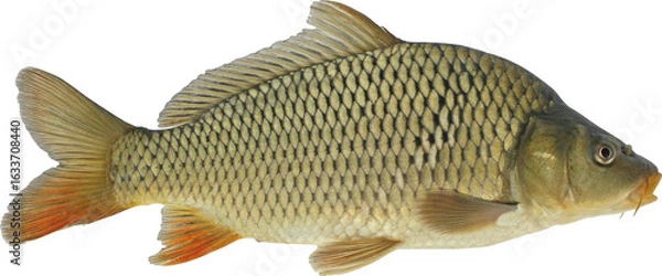 Obraz Carp Fish Isolated On Transparent Background