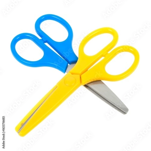 Obraz Colorful child's scissors