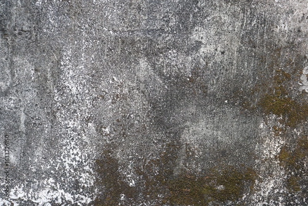 Fototapeta close-up view of an old, weathered concrete wall. 