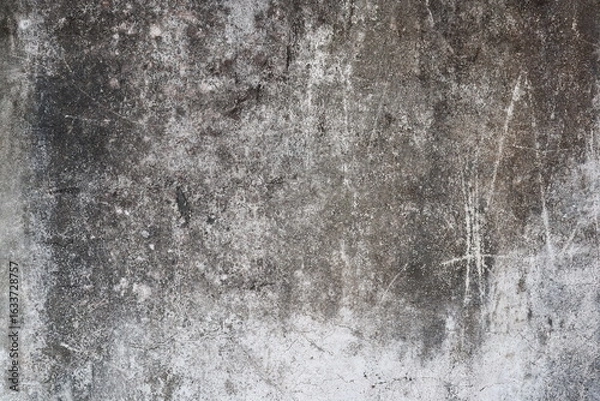 Fototapeta close-up view of an old, weathered concrete wall. 