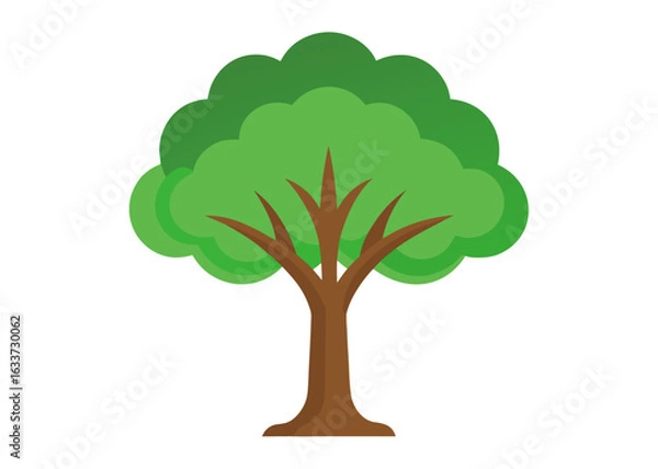 Fototapeta tree flat vector icon,tree vetor