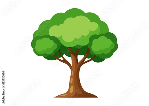 Obraz tree flat vector icon,tree vetor