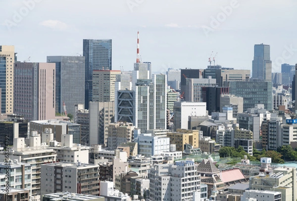 Fototapeta 東京都市風景　神田周辺　クローズアップ