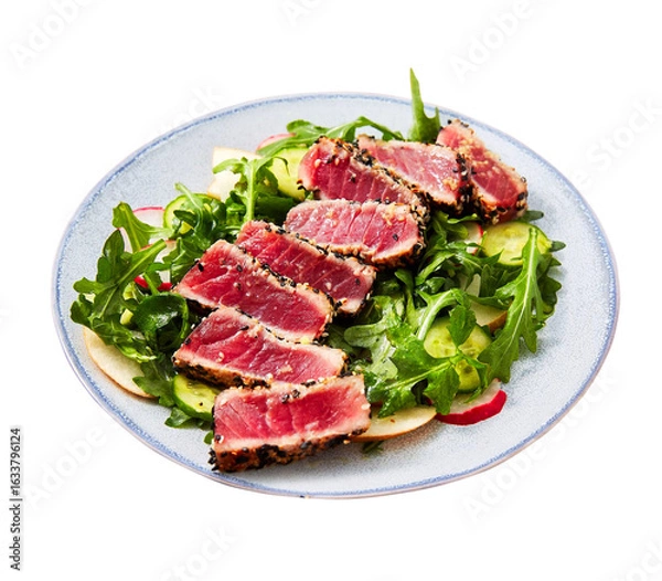 Obraz seared bluefin tuna steak 