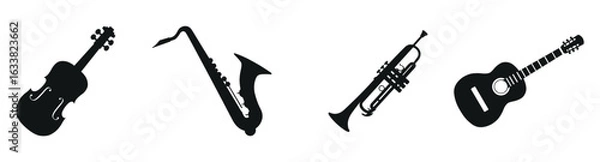 Fototapeta Music vector.eps